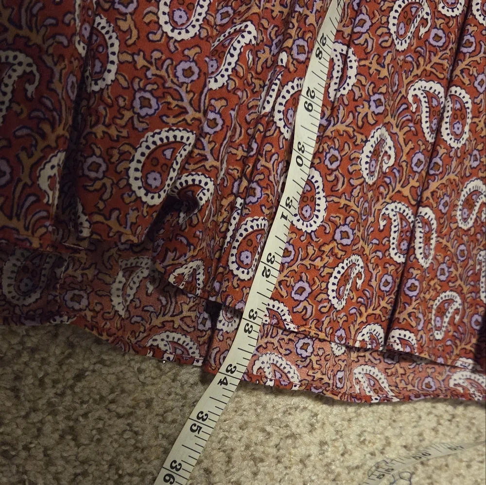 Veronica Beard Jesila Cotton Patchwork Boho Cottage Mini Dress Women's XS‎ PINK - Picture 8 of 10